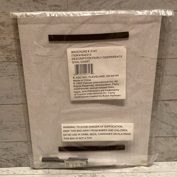 Vintage 2003 Fairly Odd Parents Magnetic Goal Chart with Marker - Picture 3 of 5